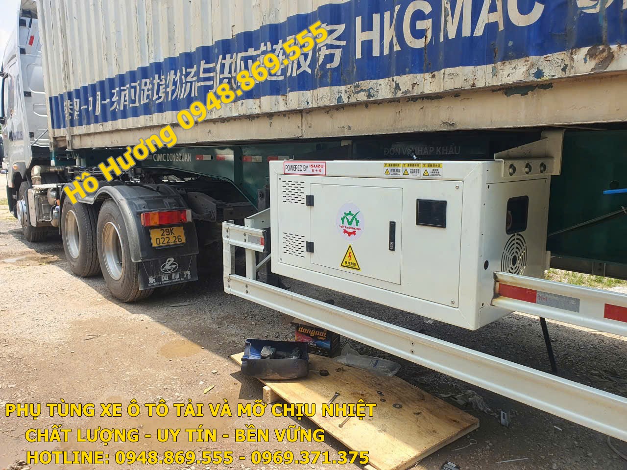 may phat dien isuzu 33 KVA gac cong lanh 40 feet (3)